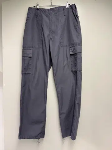 카고 팬츠 그레이 밀리터리 프랑스 군 스타일 드로 코드 포함