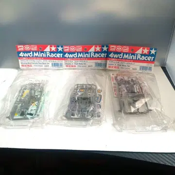 타미야 미니 사륜구동 클리어 바디 세트 3개