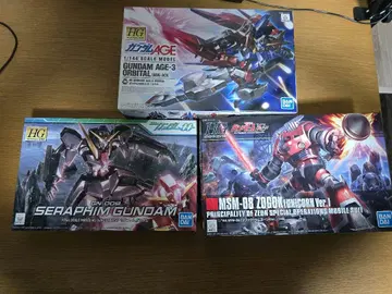 HG 건담 프라모델 3개 세트