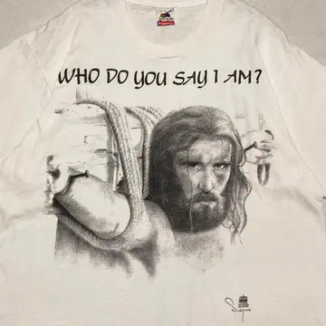 90s FRUIT OF THE LOOM JESUS 예수 티셔츠