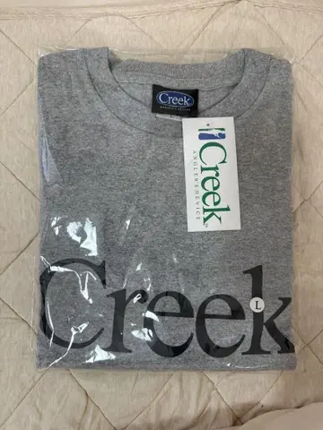 Creek 그레이 L 롱 T L 사이즈 크릭