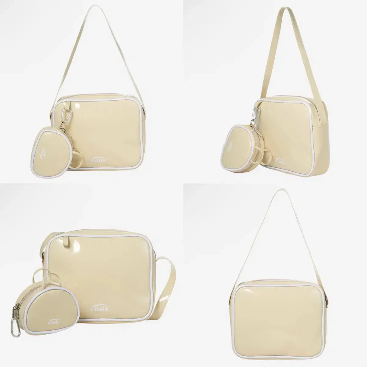 EMIS | 이미스 Free Shipping) emis Bag Enamel Shoulder Bag