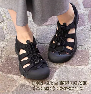KEEN 뉴포트 H2 블랙 24.5cm