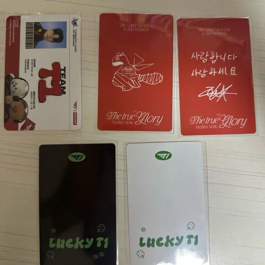 티원 한화생명 제우스 포카 일괄