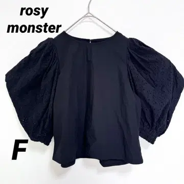 로지몬스터 코튼 레이스 [F] 퍼프 슬리브 블라우스 일본제