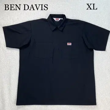 새상품급 BEN DAVIS 벤 데이비스 반팔 워크 셔츠 XL 블랙