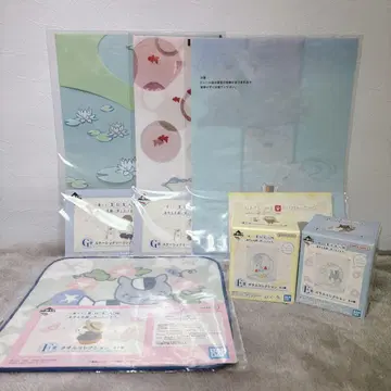 제일복권 나츠메 우인장 타월 컬렉션 유리 컬렉션 클리어 파일
