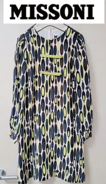 MISSONI 미쏘니 화려한 무늬 원피스 얇은 소재