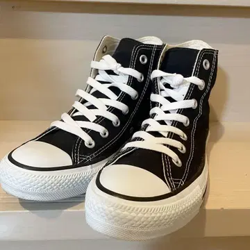새상품급 컨버스 올스타 블랙 하이컷 스니커즈 24.0cm