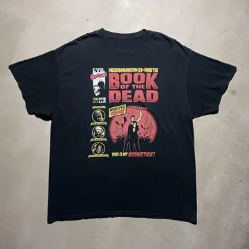 00s- BOOK OF THE DEAD 티셔츠 EVIL COMICS
