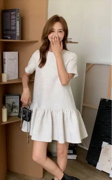 벌스데이 바쉬 트위드 원피스