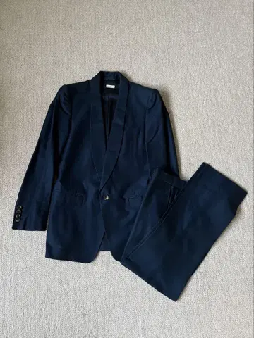 Dries Van Noten 네이비 셋업 수트