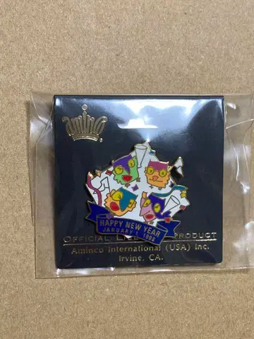 1998 올림픽 Happy New Year 스노우렛츠 핀 배지