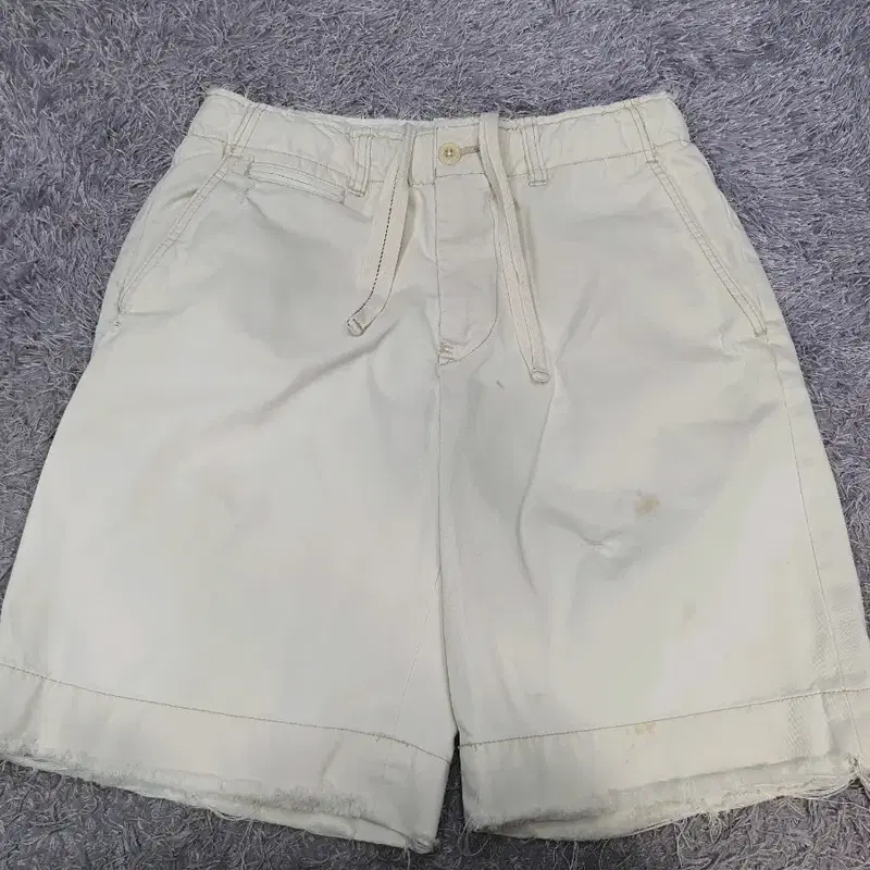 폴로 랄프로렌 반바지 빈티지 워크 하프 팬츠 아이보리 화이트 30