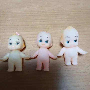 큐피 귀여운 플라스틱 인형 3개 세트