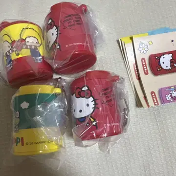 산리오 코인 실린더 4개
