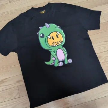 drew house 공룡 프린트 티셔츠 L 사이즈 블랙