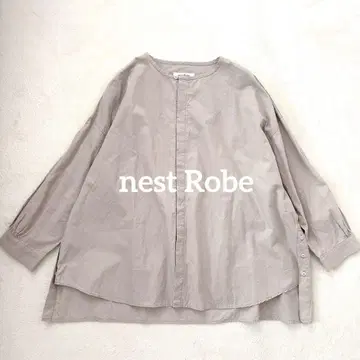 nest Robe 네스트로브 코튼 블라우스 오버 사이즈 사이드 버튼