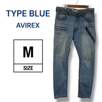 빈티지 아비렉스 AVIREX 스트레치 데님 M 남성용