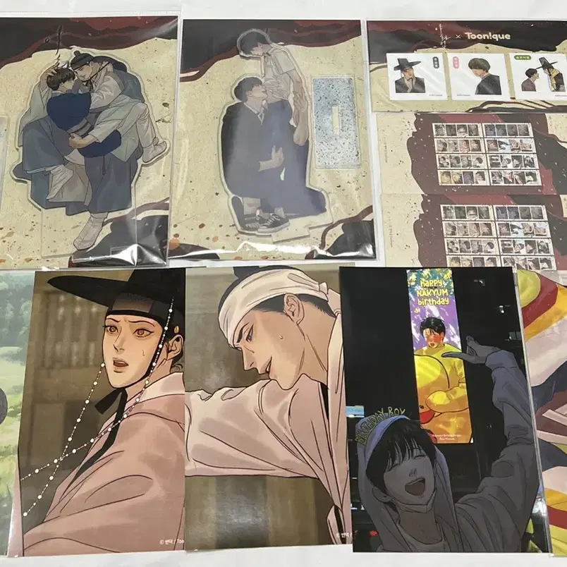 미개봉)야화첩 아크릴스탠드 윤승호 백나겸