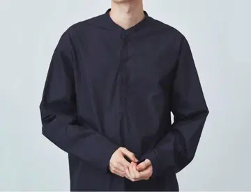 ATON 수빈 코튼 밴드 카라 셔츠 사이즈 6