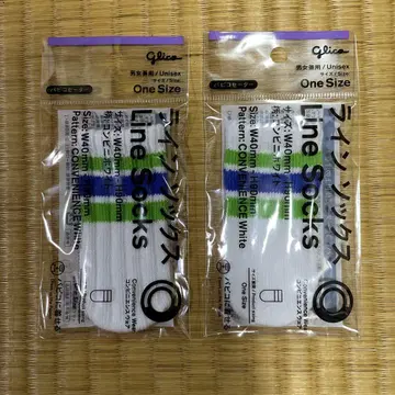 미개봉 새상품 훼미리마트 파피코 스웨터 파피코 삭스 2개 세트 라인 양말