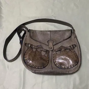 00s ANNA SUI 숄더백 가죽 모리걸 페어리 그런지