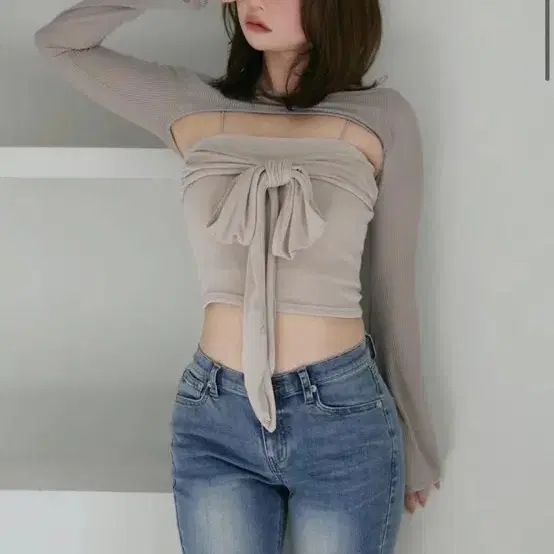 ANDMARY】Shayla ribbon tops