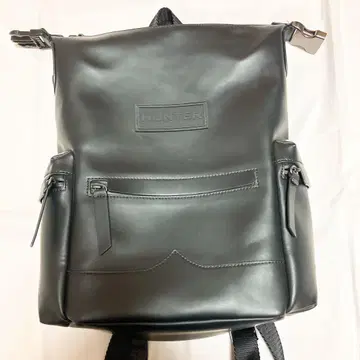 헌터 오리지널 탑 클립 백팩 러버 가죽
