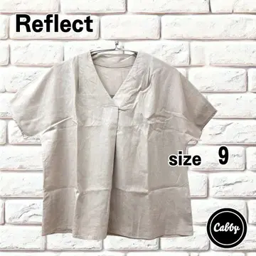 Reflect 리플렉트 반팔 블라우스 마 혼방