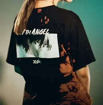 x-girl 에반게리온 티셔츠 L 사이즈 엑스걸 나기사 카오루