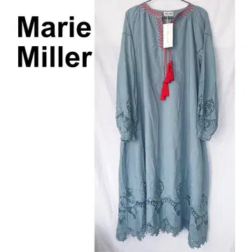 미사용 Marie Miller 마리 거울 레이스 오버 드레스