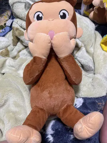 오자루의 조지 봉제 인형 약 60cm