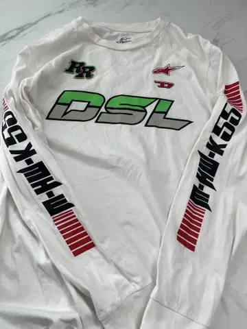 DSL 긴팔 티셔츠 화이트