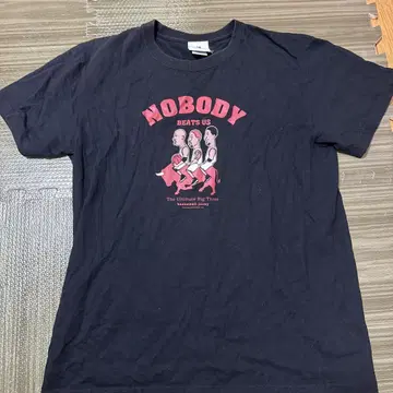 claudio pandiani 티셔츠 L 블랙 nobody NBA