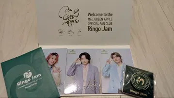 Mrs.GREEN APPLE 팬클럽 한정판 배지 및 포토 카드