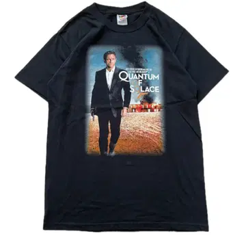 데드스탁 007 위안의 보상 프로모션 티셔츠 무비 빈티지