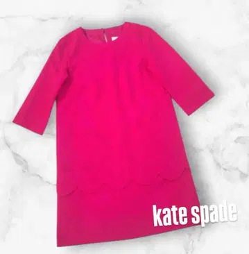 케이트 스페이드 KATE SPADE 원피스 스캘럽 핑크 M