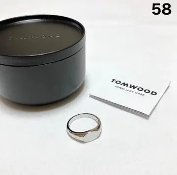 새상품 58 TOMWOOD JOE RING 반지 은색 16321