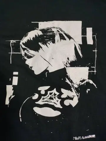 NieR:Automata 후드 부착 후드티 사이즈 FREE 블랙