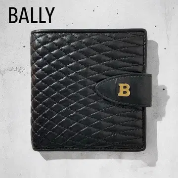 BALLY 발리 내퍼 퀼팅 가죽 접이식 지갑
