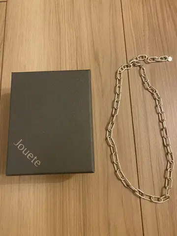 Jouete 실버 체인 목걸이