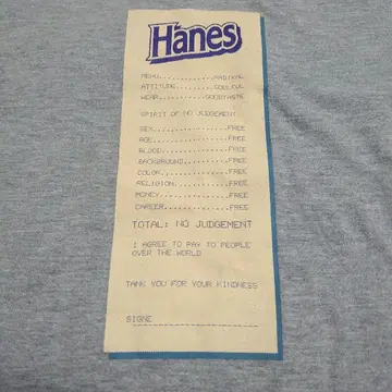 90s 헤인즈 티셔츠