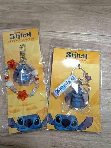 릴로 & 스티치 마스코트 비즈 스트랩 마스코트 키링