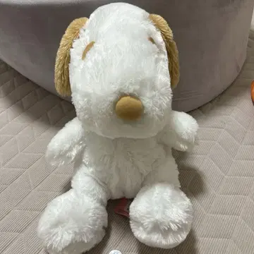 스누피 봉제 인형 베이지
