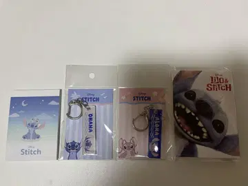 실사판 리로와 스티치 굿즈 4종 세트