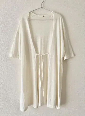 evam eva 린넨 니트 로브 새상품급