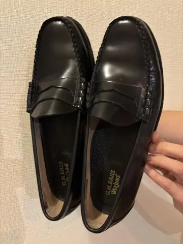 G.H. Bass Weejuns 블랙 로퍼