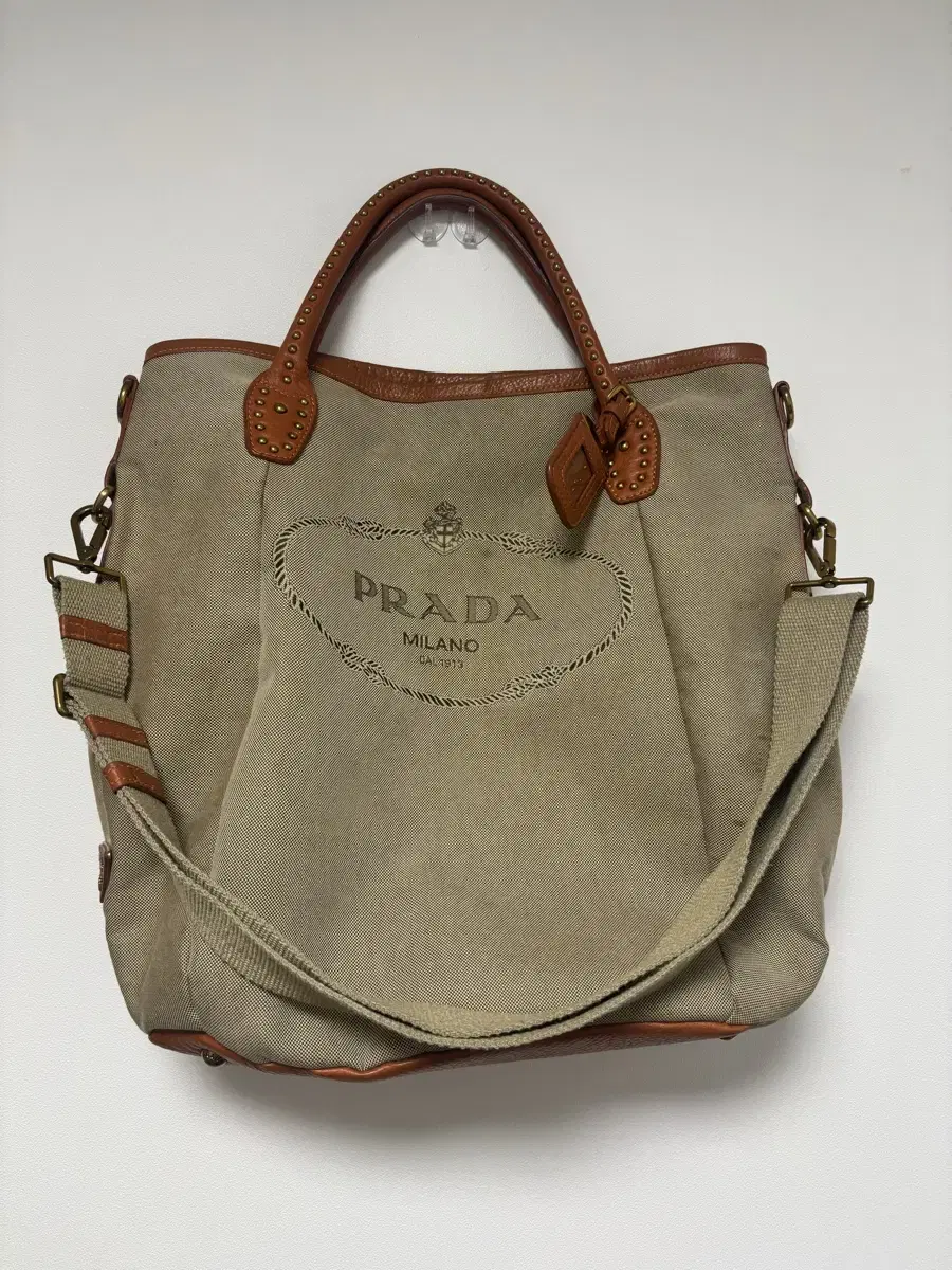 [Authentic] Prada Milano Canvas Bag
