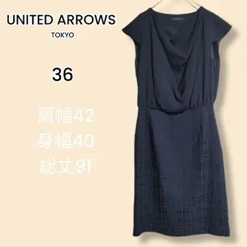 UNITED ARROWS 네이비 원피스 36